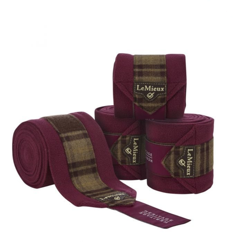 LeMieux Heritage Polo Bandages - Plum-1